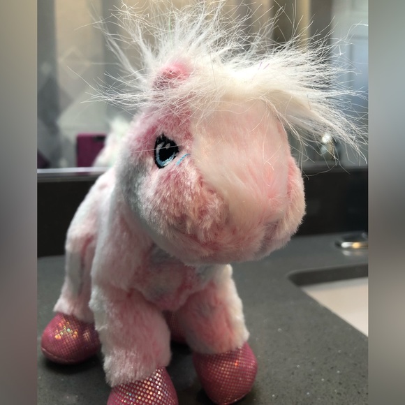 Ganz Webkinz Plush Pink Pony Stuffed horse, no code tag - Picture 2 of 8
